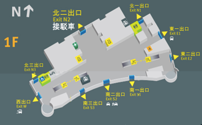 掏鐵站1樓平面圖